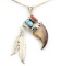 Sterling Silver Bear Tooth Pendant