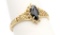 14KP Gold & Blue Sapphire Ring