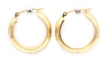 14K Gold Hoop Earrings