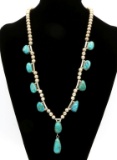 Sterling Silver & Turquoise Necklace