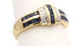 14K Gold & Sapphire Ring