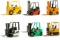 Set of 6 Forklift Models