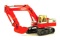 Poclain 350CK Excavator - Red