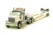 International HX520 Tandem Tractor w/3-Axle Flip Trailer