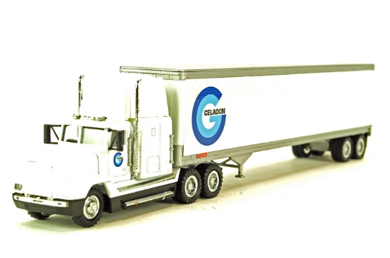 Freightliner Tractor w/Box Trailer - Celadon
