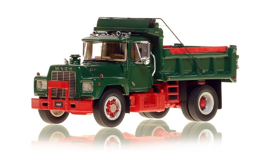Mack R Single Axle Dump Truck - Green/Red