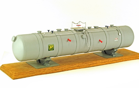 BP Vessel Mounted on Wood Base