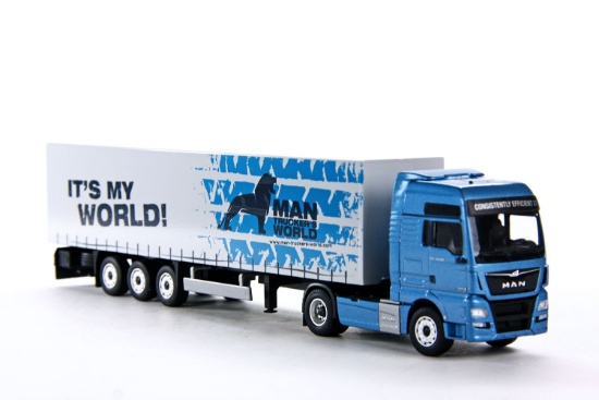 MAN TGX XXL Euro 6 Evo w/3-Axle Semi Trailer