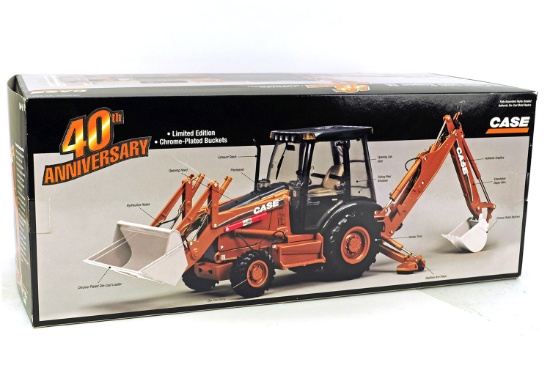Case 580 Super M Backhoe Loader - 40th Anniv - 1:16