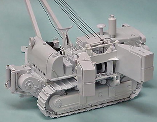 International Harvester TD-25 Sideboom - White - 1:25