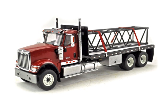 International Flatbed Truck w/Boom Load