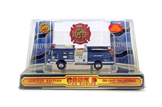 LAFD Hollywood Fire Engine in Blue