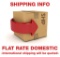 Flat Rate Domestic Shipping Info