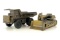Euclid Bulldozer and Dump Truck Slush Mold Models