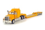 Mack Titan w/Sleeper & Rogers Lowboy - Yellow