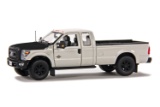 Ford F250 Pickup - White w/Black Hood & Wheels