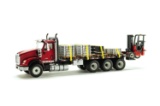 International HX620 Flatbed w/Quikcrete Load - Red