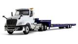 International LT w/Ledwell Hydratail Trailer - Blue/White
