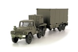 Military Tractor and Trailer w/Covered Load