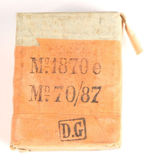 Unopened Box of 8, .70/87 Caliber Ammunition