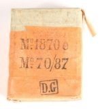 Unopened Box of 8, .70/87 Caliber Ammunition