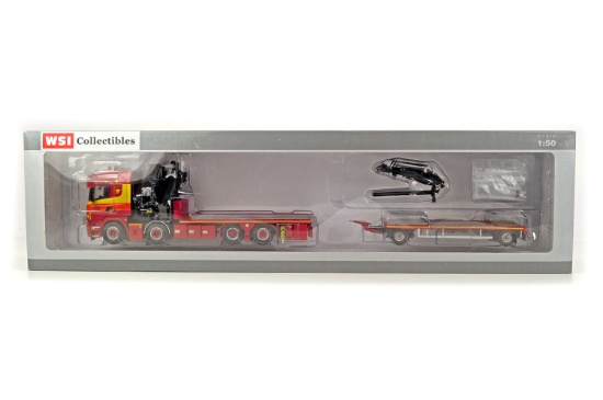 Scania R6 Highline 8x2 w/Palfinger & Trailer- Van Der Sluis