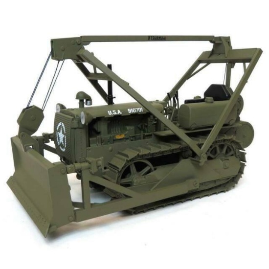 Caterpillar D4 2T with Overhead Cable Blade - Military