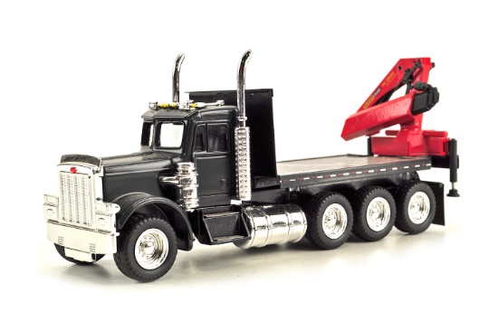 Peterbilt 379 Flatbed w/Crane