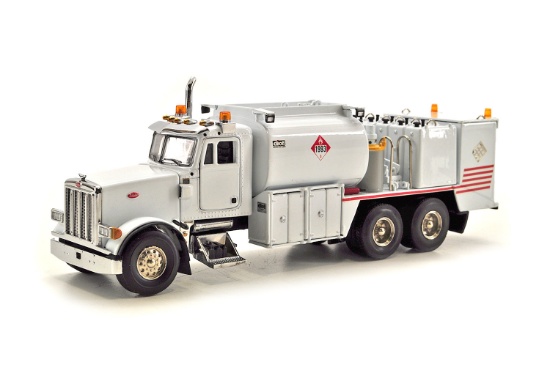 Peterbilt 357 Rigid w/ Elliott Fuel Lube Body - White