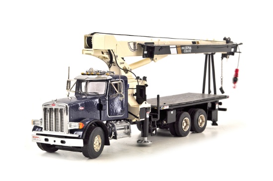 Peterbilt 357 National Boom Truck - Blue/Black