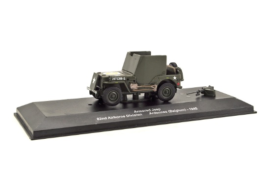 Jeep Willys MB w/Armor Plating - 82nd Airborne 1945 - 1:43