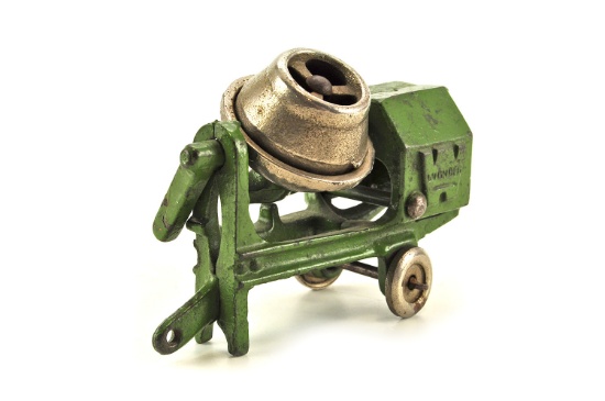 Wonder Cast Iron Cement Mixer - Green