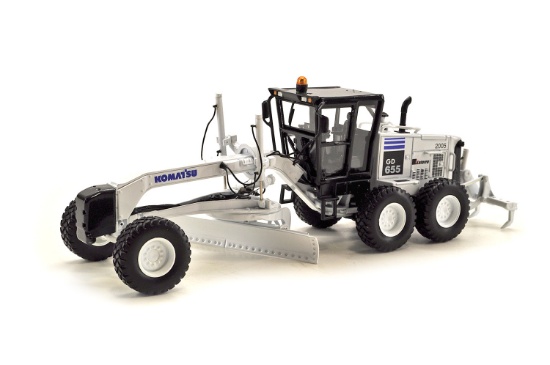 Komatsu GD655 Motor Grader - White