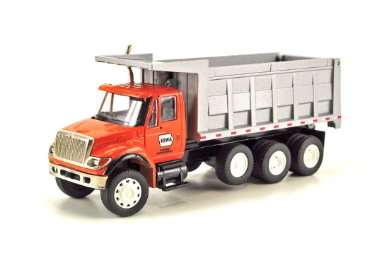 International 7000 Dump Truck- "Iowa" - Orange