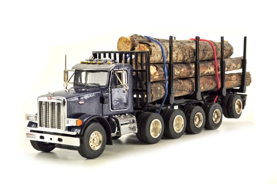 Peterbilt Logging Truck - Blue