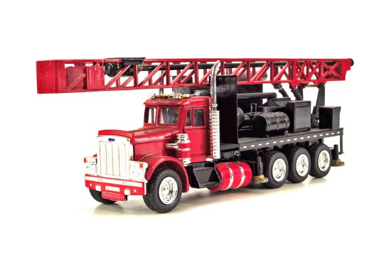 Peterbilt Drill Rig - Red/Black