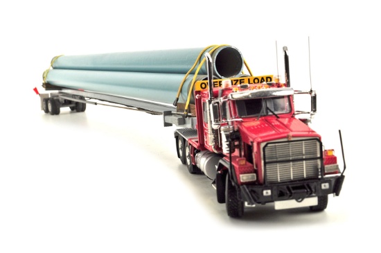 Kenworth C500 Tractor w/Trailer & Pipe Load