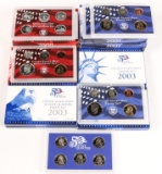 2000, 2001, 2003 U.S. Mint Proof Sets + 2003 Quarters