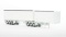 MaxiTRANS Freighter EZI-Liner B Double Trailer Set - White/White