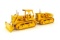 Caterpillar Set of two Bulldozers in Line - 1:48