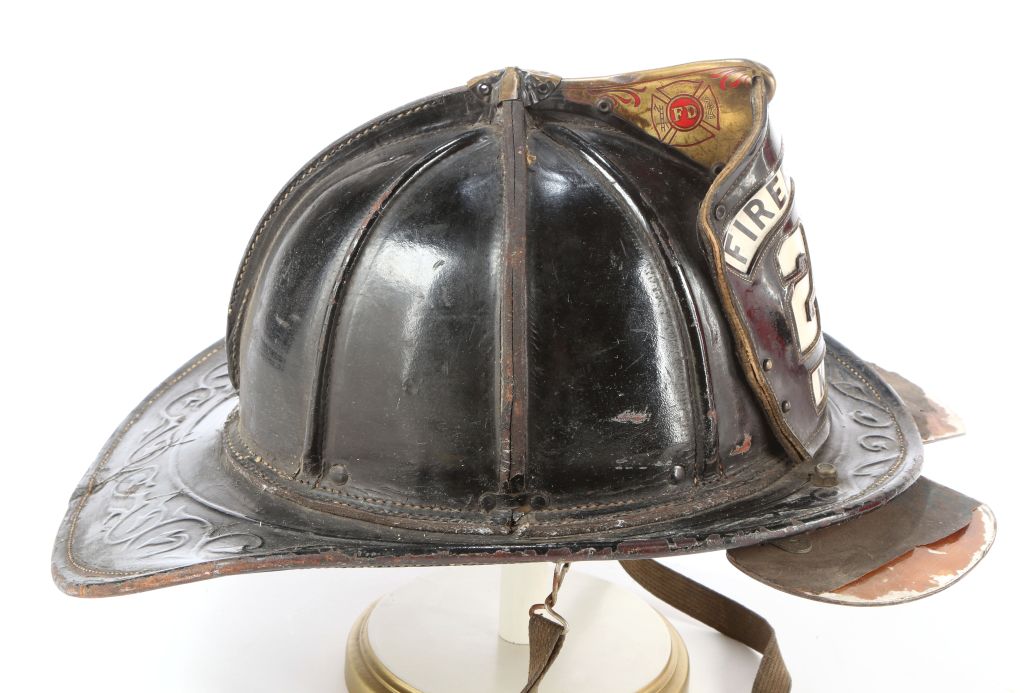 Firefighter Cairns Leather Helmet For Sale Helmets Auction