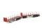 Australian Double Flatbed Trailers - Red