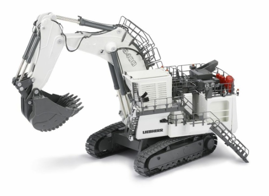 Liebherr R9400 Mining Shovel - White