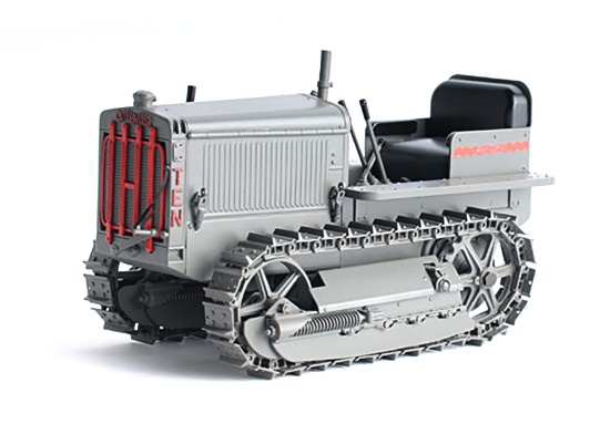 Caterpillar Ten Tractor Model -  Brass - 1:24
