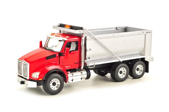 Kenworth T880 Dump Truck - Viper Red & Silver