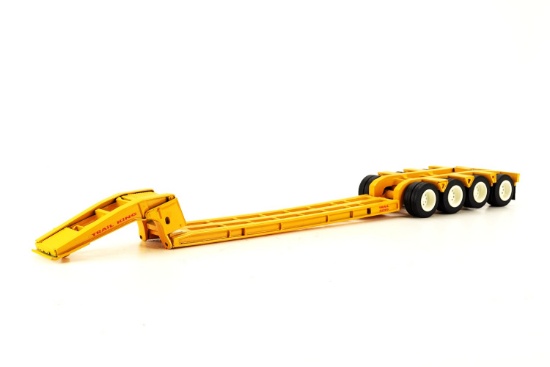 Trail King 4-Axle Flip Narrow Beam Trailer - Yellow - 1:48