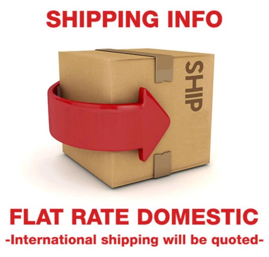 Domestic Flat Rate Shipping Info