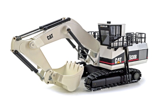 Caterpillar 5130B Shovel - White