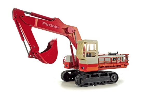 Poclain 1000 Track Excavator - White/Red
