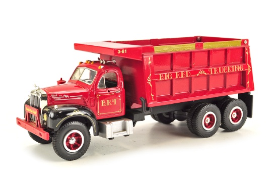 Mack 1960 B-61 Tandem Dump - Big Red Trucking - 1:34